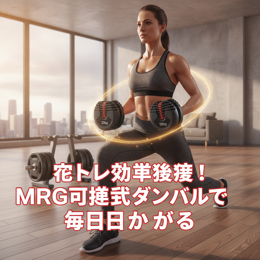 宅トレ効率激変！MRG可変式ダンベルで毎日が変わる